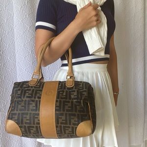 90’s Vintage Fendi Boston Bag